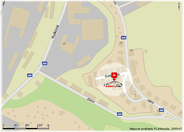 Mapa 2 Autoservis Lutter Brno Švestková 3